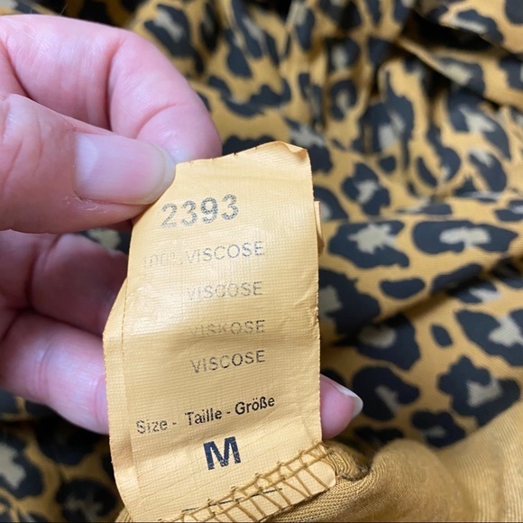 NWT Piazza del Tempio Cheetah Print Dress Medium - Picture 6 of 11